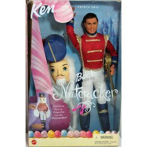 Mattel 2001 Barbie Nutcracker Ken as Prince Eric Doll New in Box